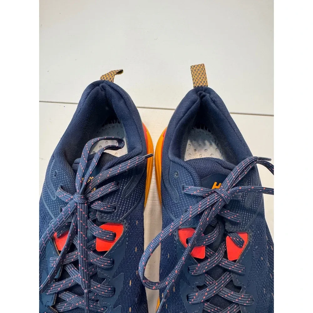 Hoka One One Challenger ATR 6 Mens 12.5 Trail Running Shoes Navy Orange 1106510